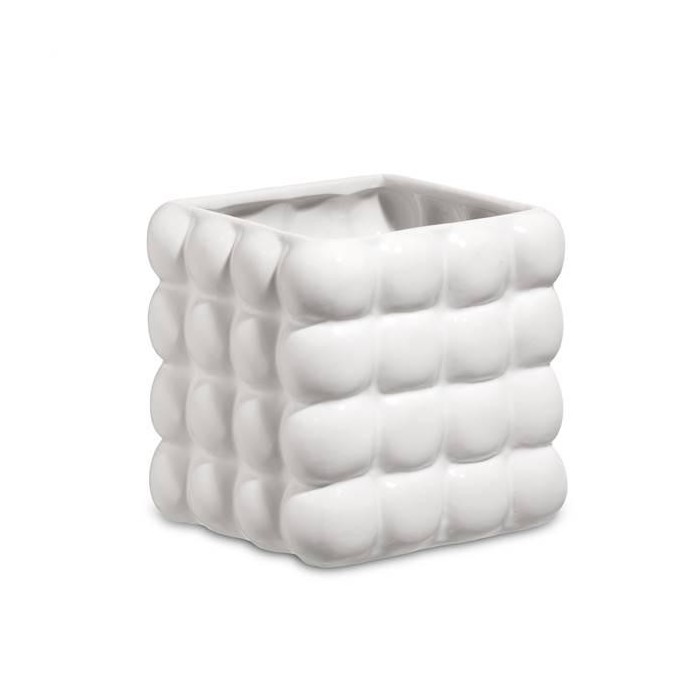 BUBBLE CUBE 1414 H 13,8 - WHITE SHINE